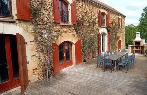 Maison en pierre climatisée avec piscine privée en Dordogne - FR-1-616-512 - Foto 4