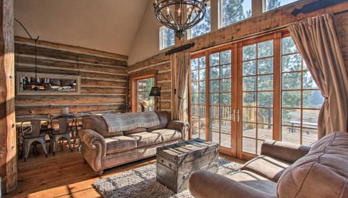 Snow Pine Retreat - Remote Crescent Log Cabin! - Foto 5
