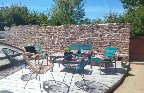 Magnifique longère avec piscine chauffée à 3 mn d'Audierne et 8 mn de pont croix , parking privé - Photo 12