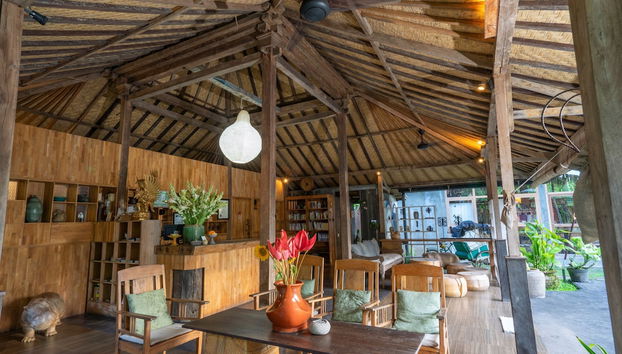 Zona de estar del vestíbulo