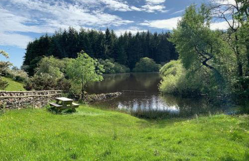 The Granary at Pentregaer Ucha, tennis court & lake. - Foto 26
