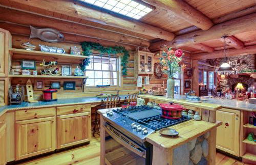 Handcrafted Log Home on River Near Crystal Mtn - Foto 12