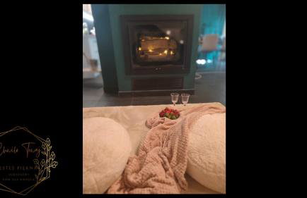 Chwilo Trwaj dom z jacuzzi, sauną i kominkiem z widokiem na góry Korbielów Pilsko - Foto 26