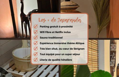 Le Jacaranda - Suite africaine - Sauna & Netflix - Foto 3