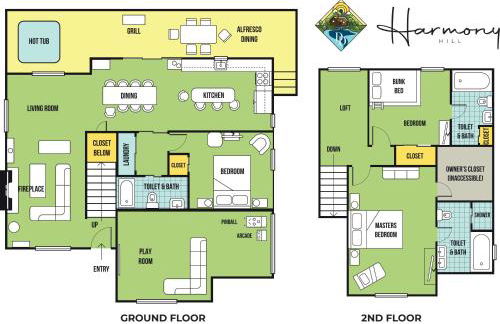 Harmony Hill Stylish 4bd Mountain Retreat, Hot Tub, Games - Foto 16