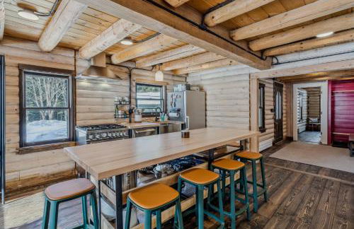 Log Cabin Fireplace Upper Valley - Wooded Chalet - Foto 6