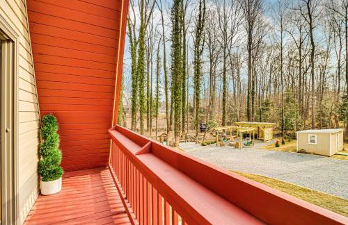 Hot Tub, Fire Pit and Patio A-Frame Stafford Cabin - Foto 21