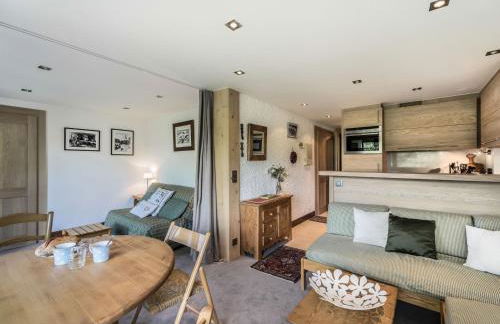 Studio skis aux pieds à Megève, animaux permis - FR-1-453-58 - Foto 1