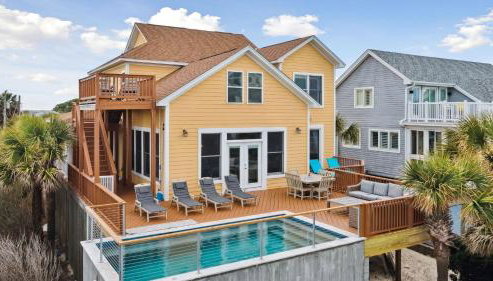 Oceanfront w/ Pool, Panoramic Deck Views, 5bdr Folly Ocean Breeze by Avantstay - Foto 3, Other