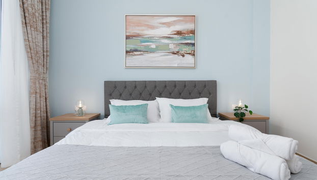 SuperHost - Luxury Apt with Panoramic Burj and Canal Views - Foto 4, Habitación