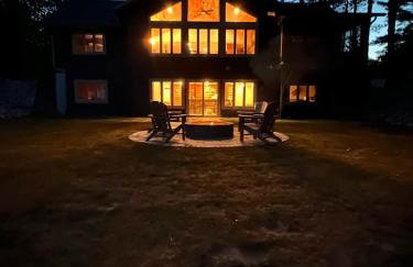 Northwoods WI 6BR Lakefront Cabin Retreat on Lake Nokomis - Minnohawk Lodge - Foto 78