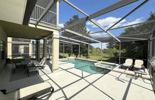 537 4BR Private Pool Spa Conservation Views 2 Masters Near Disney - Foto 26