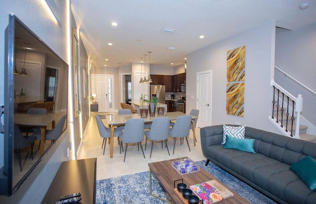 4 BR 4 BA Villa 5min Disneyworld 1804ft BBQ - Foto 32