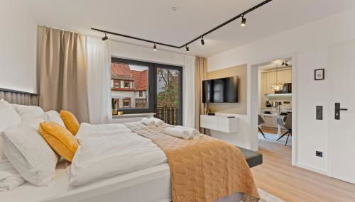 1-2 Personen - Parkplatz - Fahrradgarage - Zentrum - Küche - Balkon - Klima - Foto 3