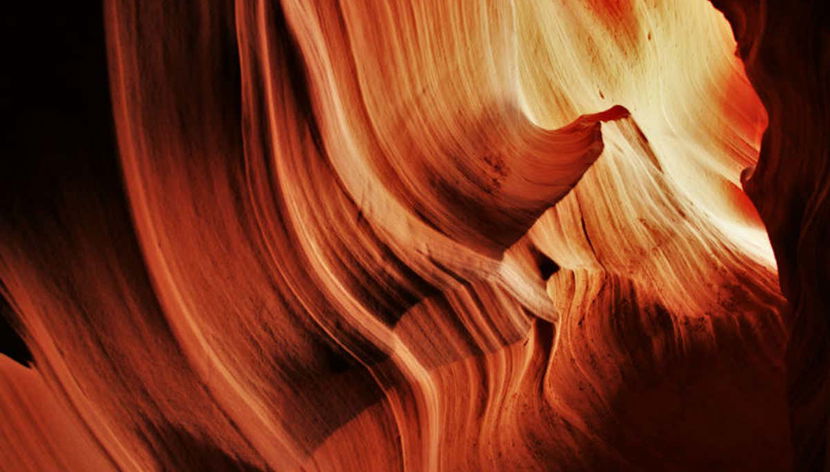 Le sfumature dell'Antelope Canyon