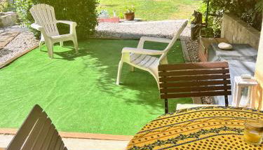 chambre et salle de bain privé s'ouvrant sur terrasse, jardin et cuisine d'été - Foto 5, Garden view