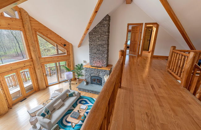 Sun-filled Log Home on 20 Prvt Acres Nr Rhinebeck - Foto 27