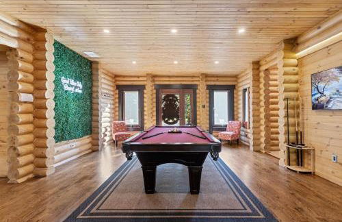 Log House Chalet, Volleyball field, Sauna, Hot Tub - Foto 77