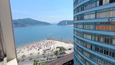 Lindo apartamento com vistas na praia do Gonzaguinha - Foto 2