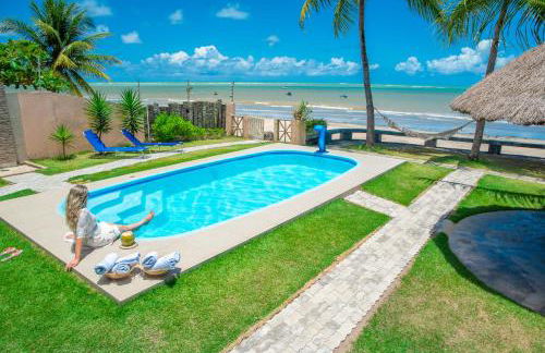 Paraíso de Tabuba - casa de aluguel por temporada - 32km de Maceió-AL - Pé na areia - 24h de Frente para o mar - Photo 32