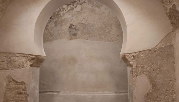 Uno degli archi dei sotterranei di Toledo