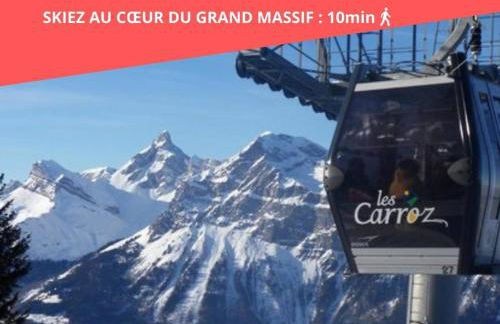 Le Mazots 4 pers, Balcon, Parking, Proche Pistes - Foto 17