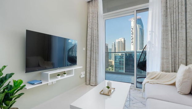 1 BR Burj Khalifa View at Vera - Foto 5, Habitación