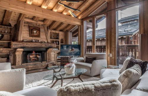 Chalet cosy Courchevel 10 pers, proche centre, spa, parking - FR-1-631-241 - Foto 1