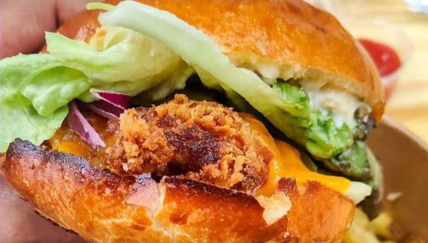 Burger maison au poisson