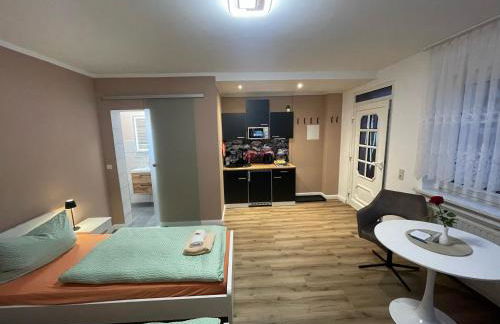 Top-moderne Ferienwohnung und Apartments auf früherem wunderschönen Bauernhof im Elbe-Elster-Kreis in Brandenburg bei Herzberg-Elster, Schönewalde, Holzdorf - Foto 32