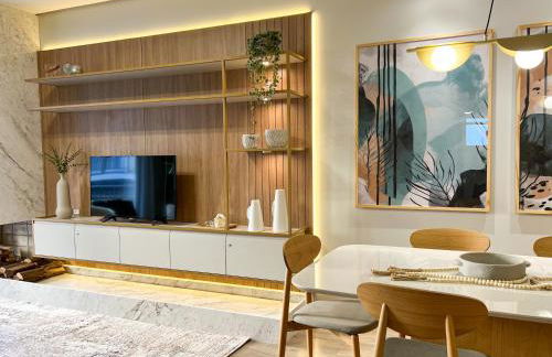 Apto moderno com lareira, piscina aquecida e infra completo em Gramado - Photo 41