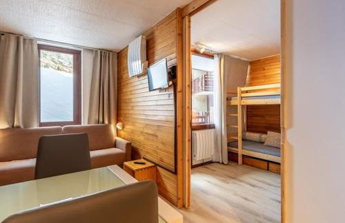 Studio rénové 4 pers, balcon, centre Plagne Bellecôte - FR-1-351-65 - Foto 10