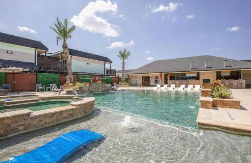 Pool gym BBQ modern apt near theHeights - Foto 12