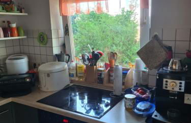 Privates Studio mit Balkon und Übernachtungsmöglichkeit in eine Wohngemeinschaft in der Nähe des Flughafens Leipzig,Halle - Foto 12