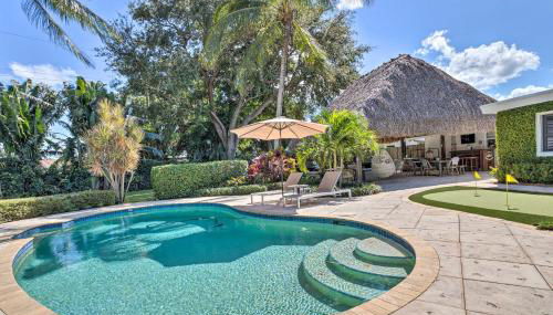 Poolside Paradise with Tropical Hut in Palm Beach - Foto 1