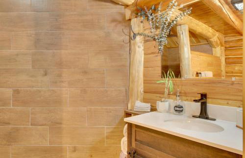 Trout Ponds and Sauna Unique Log Cabin in Freedom - Foto 19