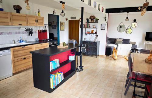 Chez Lilou et Papoum - Terrasse, vue & parking - Photo 2