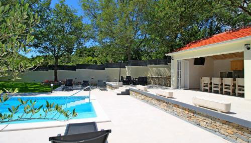 VILLA SKURA private heated pool 32m2, summer kitchen, 4 bedrooms, garden - Foto 5, Garden