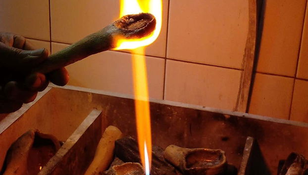 Fundiendo los materiales a altas temperaturas