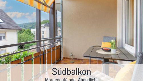 Stadtdomizil Ziegelfeld - Ruhig & Zentral, 65" TV, Südbalkon, vollausgestattete Küche, Altstadt fußläufig, Bahnhof 5-10 Min, Tiefgarage im Haus - Foto 3