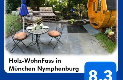 Holz-Wohnfass in München-Nymphenburg - Photo 1