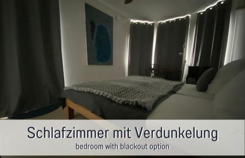 Rheinblick7 Neuss - Spektakulärer Blick auf die Düsseldorfer Skyline - Ruhig Modern Privatparkplatz Aufzug - Top Anbindung an Messe Flughafen Hauptbahnhof - Foto 13