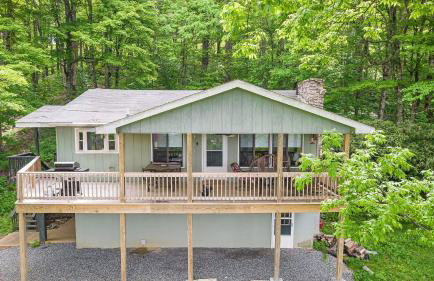 Deck w/ Forest Views, Ping Pong Blue Ridge Mtn Escape Ash Vale by Avantstay - Foto 66