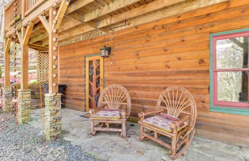 Secluded Cherry Log Cabin with Hot Tub and Swings! - Photo 38