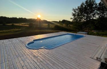 Sielski dom z basenem w Rydzewie - Foto 14