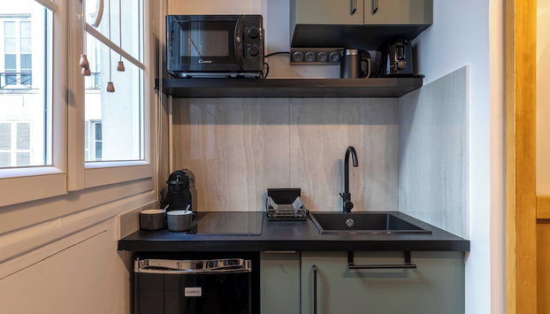 Peaceful Studio - 2P - Faubourg-montmartre - Foto 4, Cocina privada