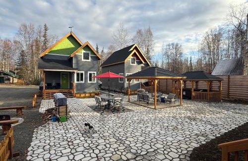 Talkeetna Log Cabin with Hot Tub Unit 1 - Foto 29