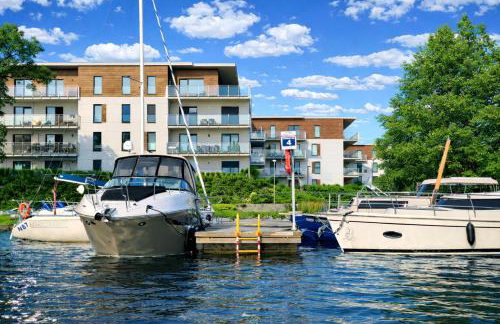 Marina Glamour - 3pok, widok na jezioro, klimatyzacja, parking podziemny, winda, Netflix - Foto 6