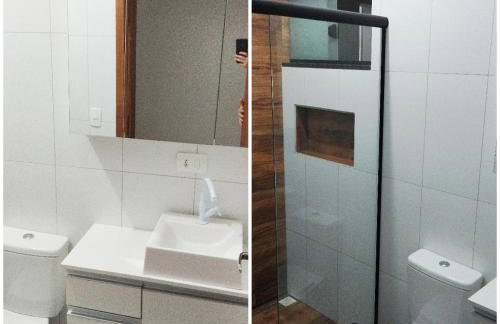 Jack&Mari Beach House, AC, 2 quartos, 600m da praia, área churrasco - Foto 26