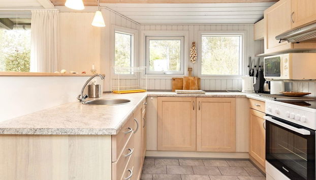 8 Person Holiday Home in Pandrup - Foto 5, Cocina privada